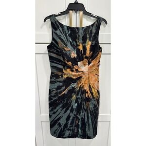 Beth Bowley Abstract Print Sleeveless‎ Dress Party Cocktail Career 8